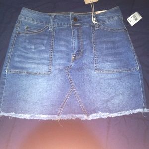 Denim miniskirt